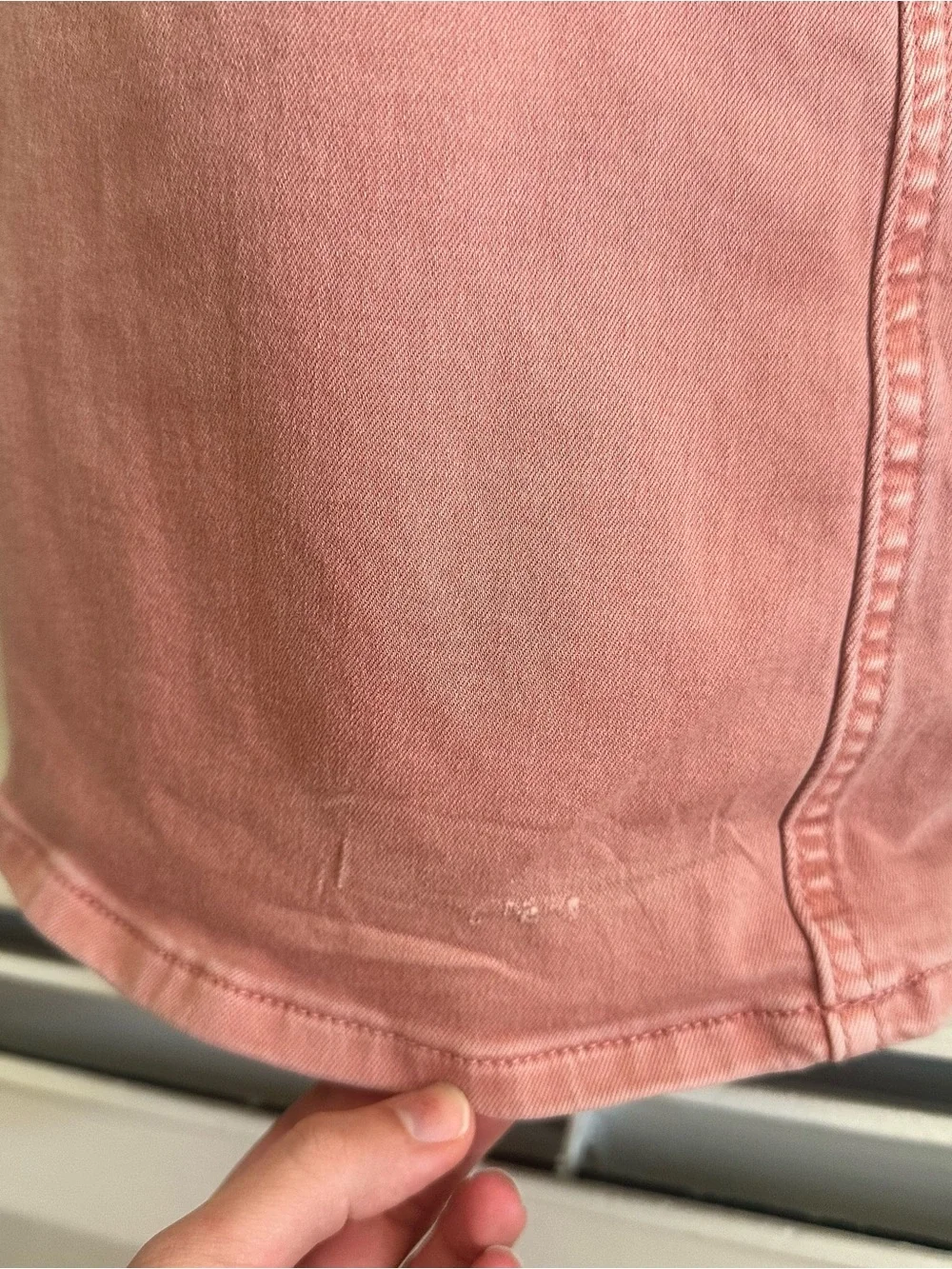 Free People We The Free Penny Pull-On Flare Jeans Clay Rose Pink Sz 28